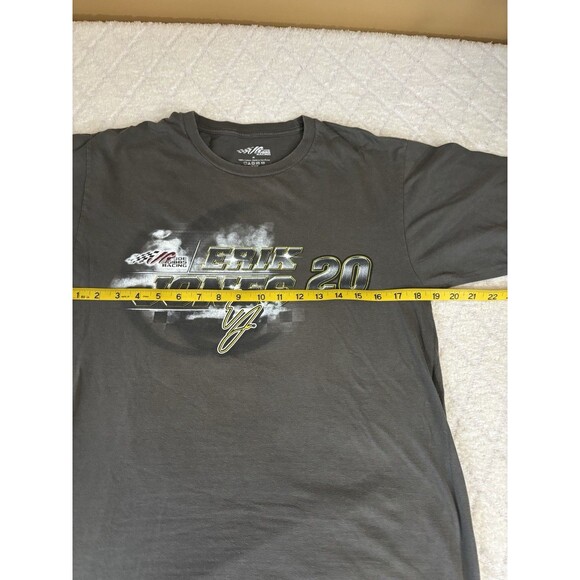 Joe Gibbs Racing 2019 Erik Jones #20 Dewalt Sponsor NASCAR 2 Sided Tee Size M - Picture 14 of 15